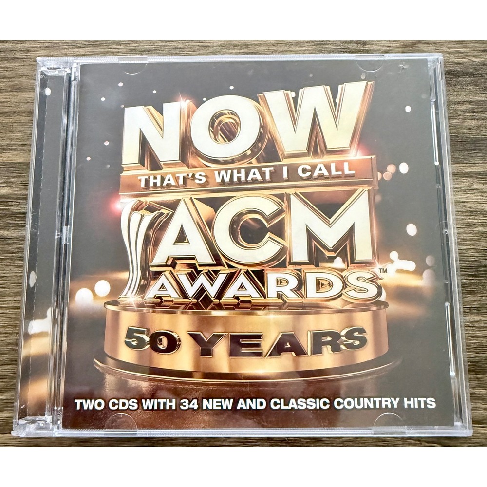 Now That's What I Call ACM Awards 50 Years 2 CD Set Country Compilation